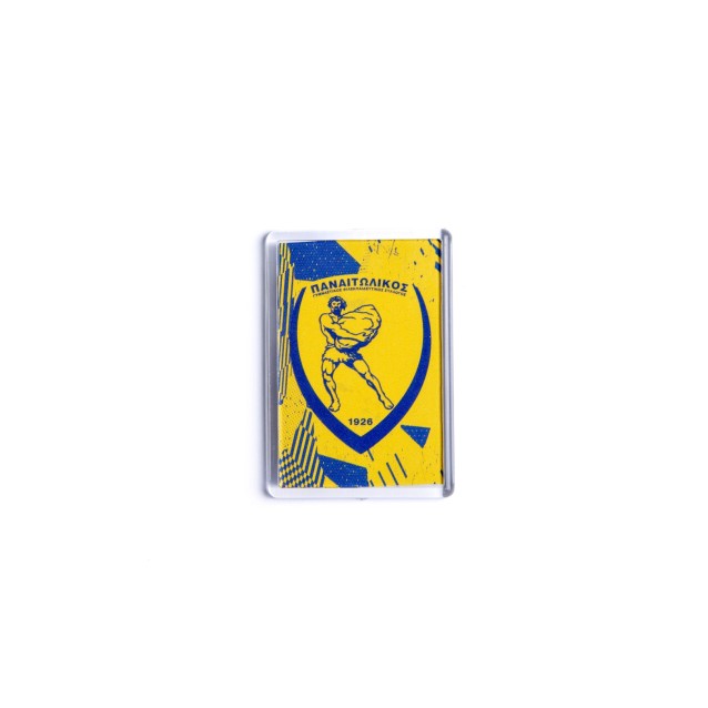 PANETOLIKOS FC ΜΑΓΝΗΤΑΚΙ ΨΥΓΕΙΟΥ ΔΙΑΦΑΝΕΣ ΠΛΑΣΤΙΚΟ ΤΙΤΟΡΜΟΣ ΚΙΤΡΙΝΟ 00453